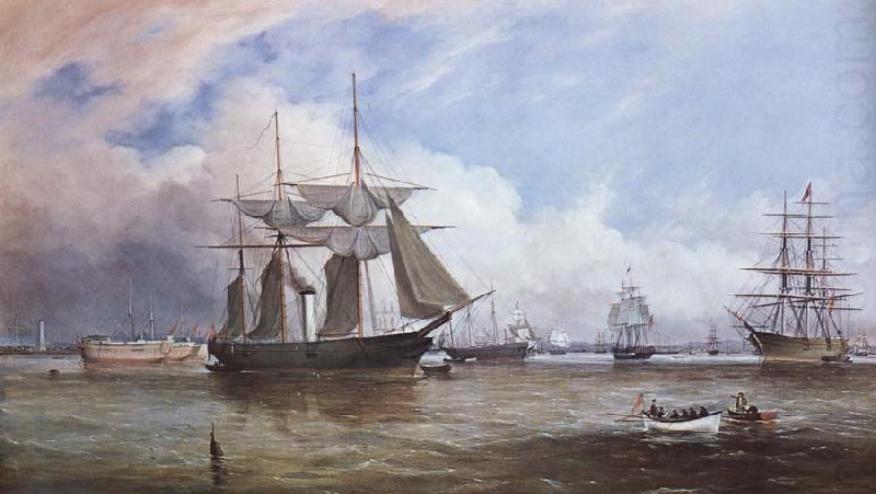 Thomas Robertson View of Hobson-s bay china oil painting image
